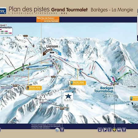 巴涅尔德比戈尔Studio Au Pied Des Pistes De La Mongie公寓 外观 照片